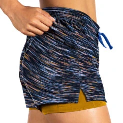 Women's Brooks Moment 5" 2-in-1 Short -BROOKS Shoes Shop 2jowmbchbb