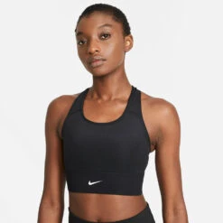 Women's Nike Dri-FIT Swoosh Longline Bra -BROOKS Shoes Shop 41ekuyx7if