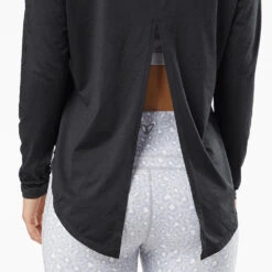 Women's Korsa Hallow Out Tie Back Long Sleeve -BROOKS Shoes Shop 8m3tgkhvly