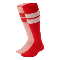 Kids Nike Swoosh Cushion Over The Calf 2 Pack Socks