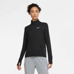Women's Nike Dri-FIT Element Top Half Zip -BROOKS Shoes Shop b2sftrocee