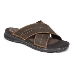 Men's Rockport Darwyn Cross Band Slide Sandal -BROOKS Shoes Shop b4qbkyx0ig