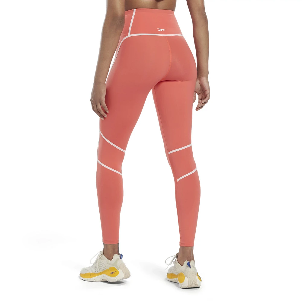 Women's Reebok Lux High-Waisted Colorblock Tights 8 Women's Reebok Lux High-Waisted Colorblock Tights - Image 8