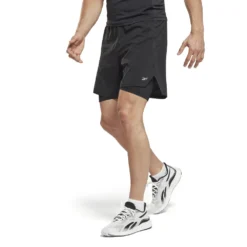 Men's Reebok Running 2 In 1 Shorts -BROOKS Shoes Shop bemgxxepit