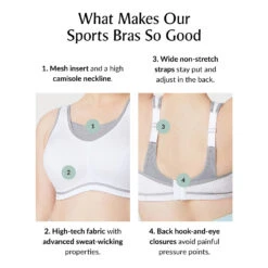 Women's Glamorise No-Bounce Cami Elite Sport Bra -BROOKS Shoes Shop chocmnruxo