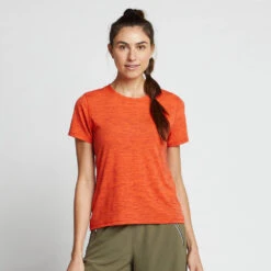 Women's Korsa Training Day Crew Neck Short Sleeve -BROOKS Shoes Shop dpkoffkyxd