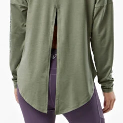 Women's Korsa Hallow Out Tie Back Long Sleeve -BROOKS Shoes Shop f2as8w43bk