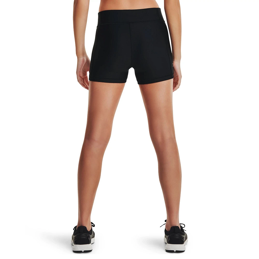 Women's Under Armour HeatGear Mid-Rise Shorty 3-Inch Shorts 2 Women's Under Armour HeatGear Mid-Rise Shorty 3-Inch Shorts - Image 2