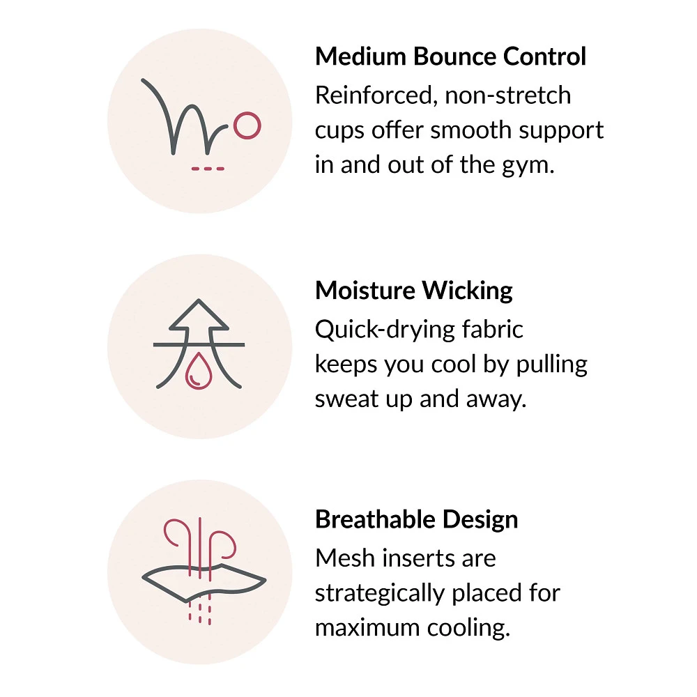 Women's Glamorise No-Sweat Mesh Sports Bra 5 Women's Glamorise No-Sweat Mesh Sports Bra - Image 5