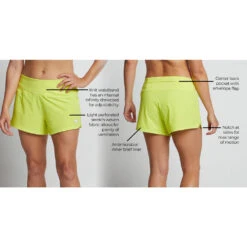 Women's Korsa Perforated 3" Short -BROOKS Shoes Shop jpspwfxm4e