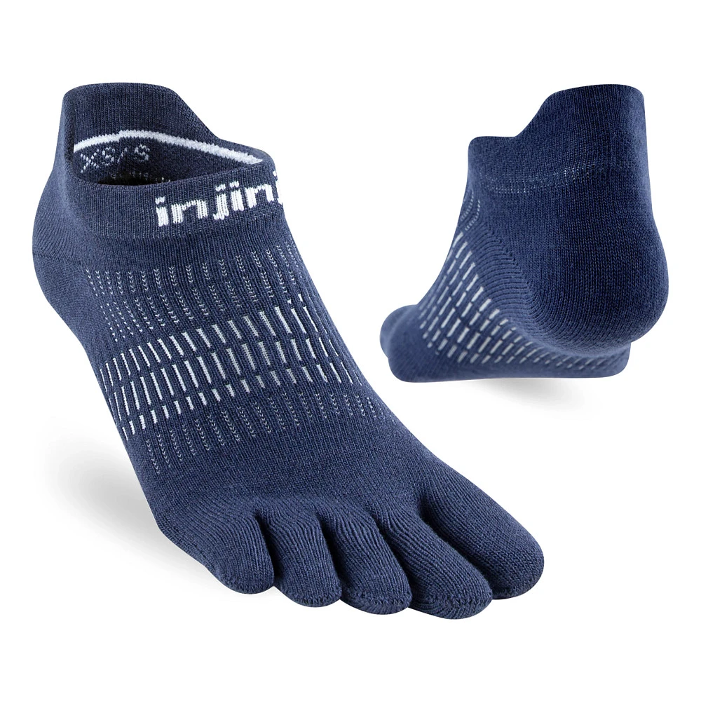 Injinji Run Lightweight No Show Socks 2 Injinji Run Lightweight No Show Socks - Image 2