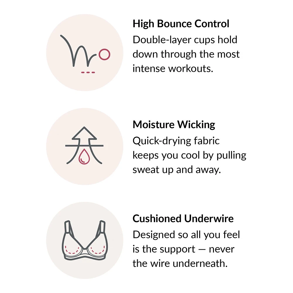 Women's Glamorise High Impact Wire Sports Bra 18 Women's Glamorise High Impact Wire Sports Bra - Image 18