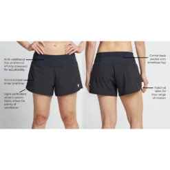 Women's Korsa Perforated 3" Short -BROOKS Shoes Shop ldy07o7jak