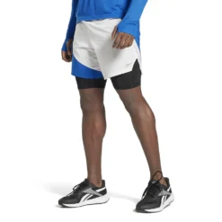 Men's Reebok Running 2 In 1 Shorts