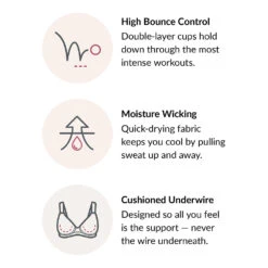 Women's Glamorise High Impact Wire Sports Bra 31 Women's Glamorise High Impact Wire Sports Bra -BROOKS Shoes Shop lysib7kol1