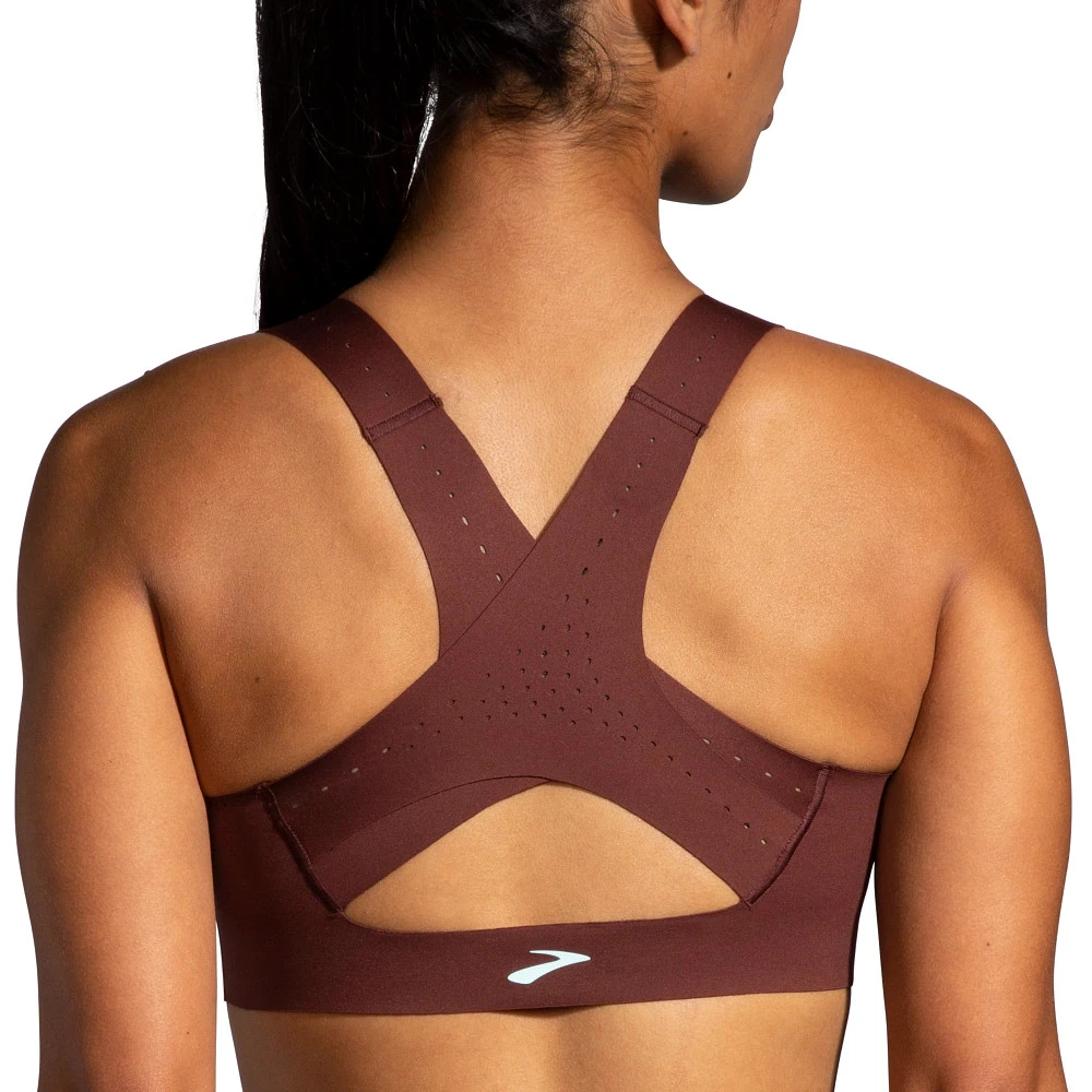 Women's Brooks Dare Zip Run Bra 2.0 2 Women's Brooks Dare Zip Run Bra 2.0 - Image 2