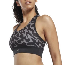 Women's Reebok Run Bra All Over Print -BROOKS Shoes Shop n7sozztusk