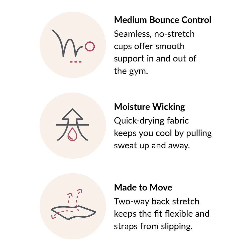 Women's Glamorise MagicLift Seamless Sports Bra 17 Women's Glamorise MagicLift Seamless Sports Bra - Image 17