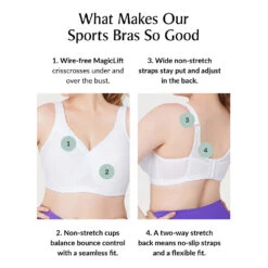 Women's Glamorise MagicLift Seamless Sports Bra 24 Women's Glamorise MagicLift Seamless Sports Bra -BROOKS Shoes Shop pytubntlbf