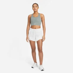 Women's Nike Dri-FIT Swoosh Longline Bra -BROOKS Shoes Shop qmywsvboje