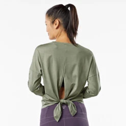 Women's Korsa Hallow Out Tie Back Long Sleeve -BROOKS Shoes Shop r1x0gxdqqo