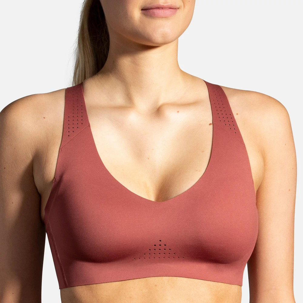 Women's Brooks Dare V Neck Run Bra 8 Women's Brooks Dare V Neck Run Bra - Image 8