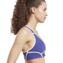 Women's Reebok Lux Racer Padded Colorblocked Bra -BROOKS Shoes Shop sxojlb7mki