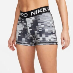 Women's Nike Pro Dri-FIT Glitchy Print 3" Short 17 Women's Nike Pro Dri-FIT Glitchy Print 3" Short -BROOKS Shoes Shop wc0sez908z