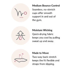 Women's Glamorise MagicLift Seamless Sports Bra 25 Women's Glamorise MagicLift Seamless Sports Bra -BROOKS Shoes Shop y3s4clbsip