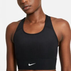 Women's Nike Dri-FIT Swoosh Longline Bra -BROOKS Shoes Shop z1abxcaqwo